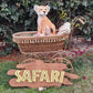 Safari Sign - Custom Prop Rentals