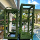 Table Stand Decor covered in Green Moss - Custom Prop Rentals