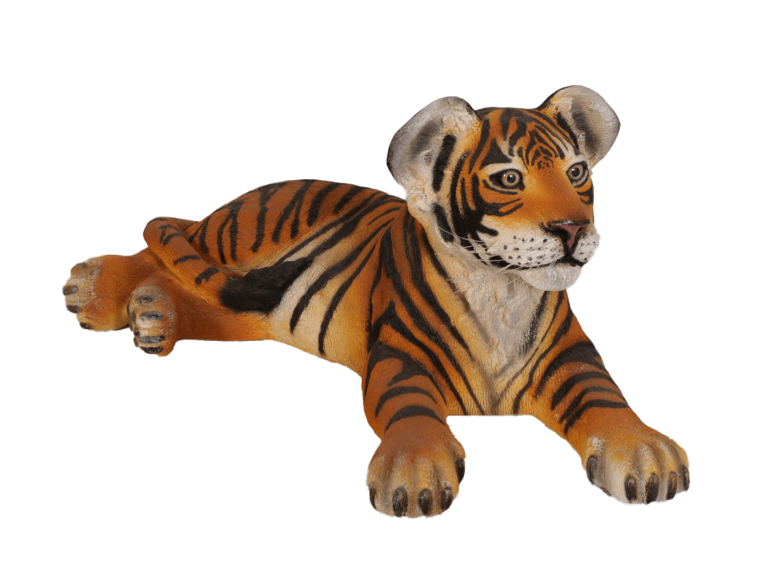 Tiger Cub Laying - Custom Prop Rentals
