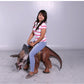 Triceratops Dinosaur With Saddle - Custom Prop Rentals