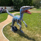 Velociraptor Blue Dinosaur - Custom Prop Rentals