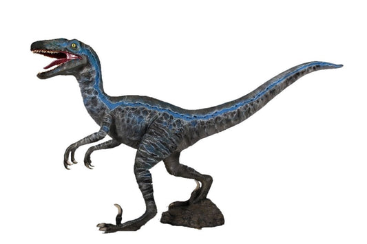 Velociraptor Blue Dinosaur - Custom Prop Rentals