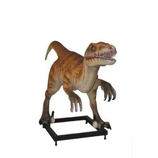 Velociraptor Dinosaur On Base - Custom Prop Rentals